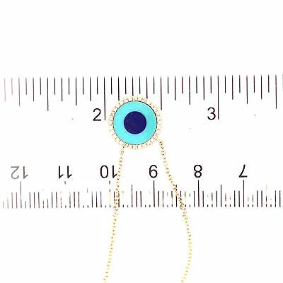 14K Turquoise, Lapis and Diamond Necklace Yellow Gold