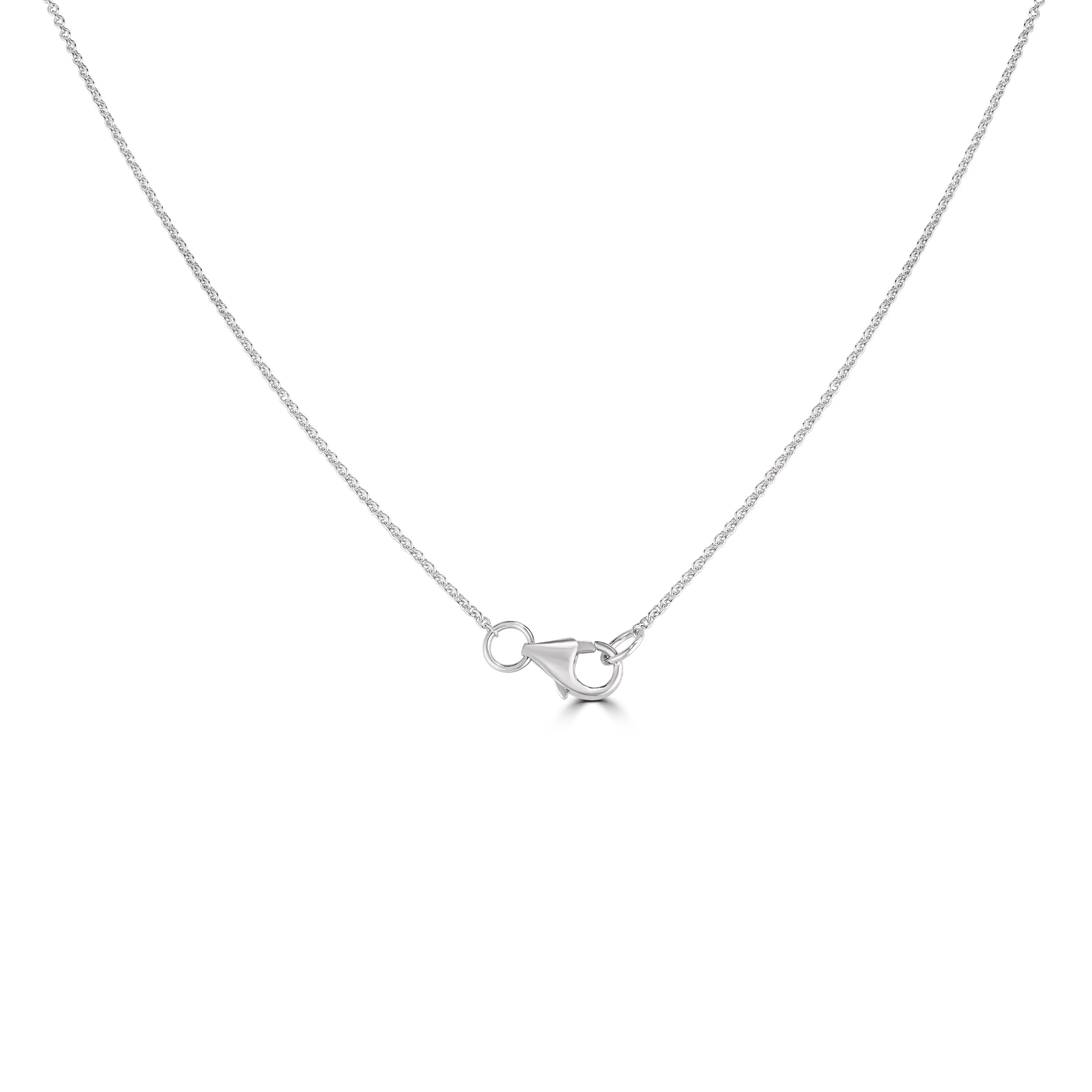 14K White Gold Kimmie Turquoise Necklace