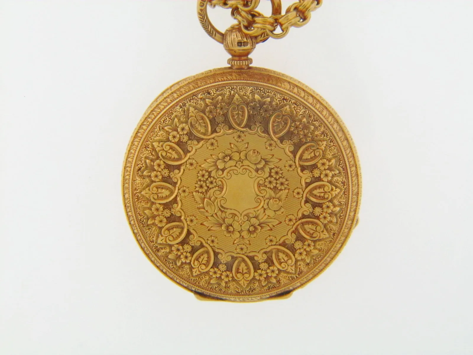 18K YELLOW GOLD POCKET WATCH / PENDANT