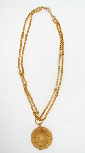 18K YELLOW GOLD POCKET WATCH / PENDANT