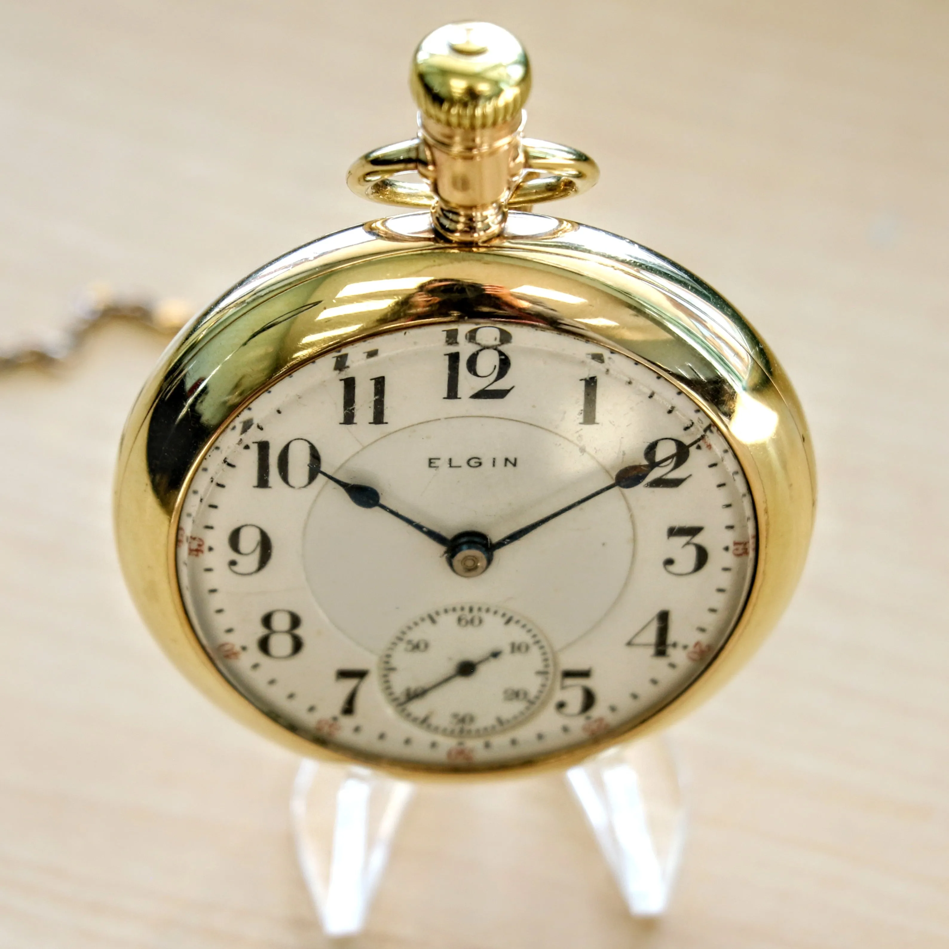 1905 ELGIN Pocket Watch 18s 21 Jewels Railroad Grade No. 349 Vintage U.S.A. Made