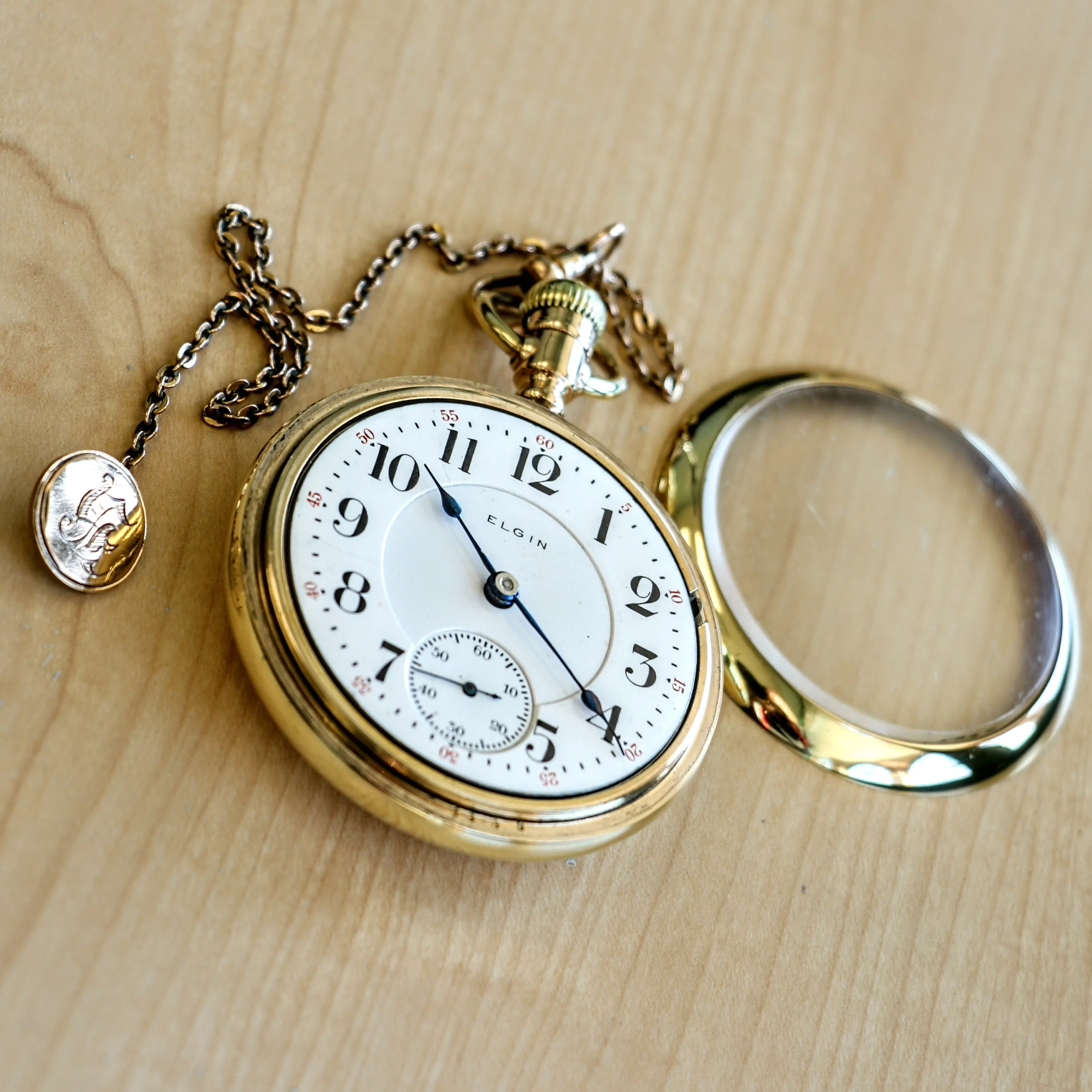1905 ELGIN Pocket Watch 18s 21 Jewels Railroad Grade No. 349 Vintage U.S.A. Made