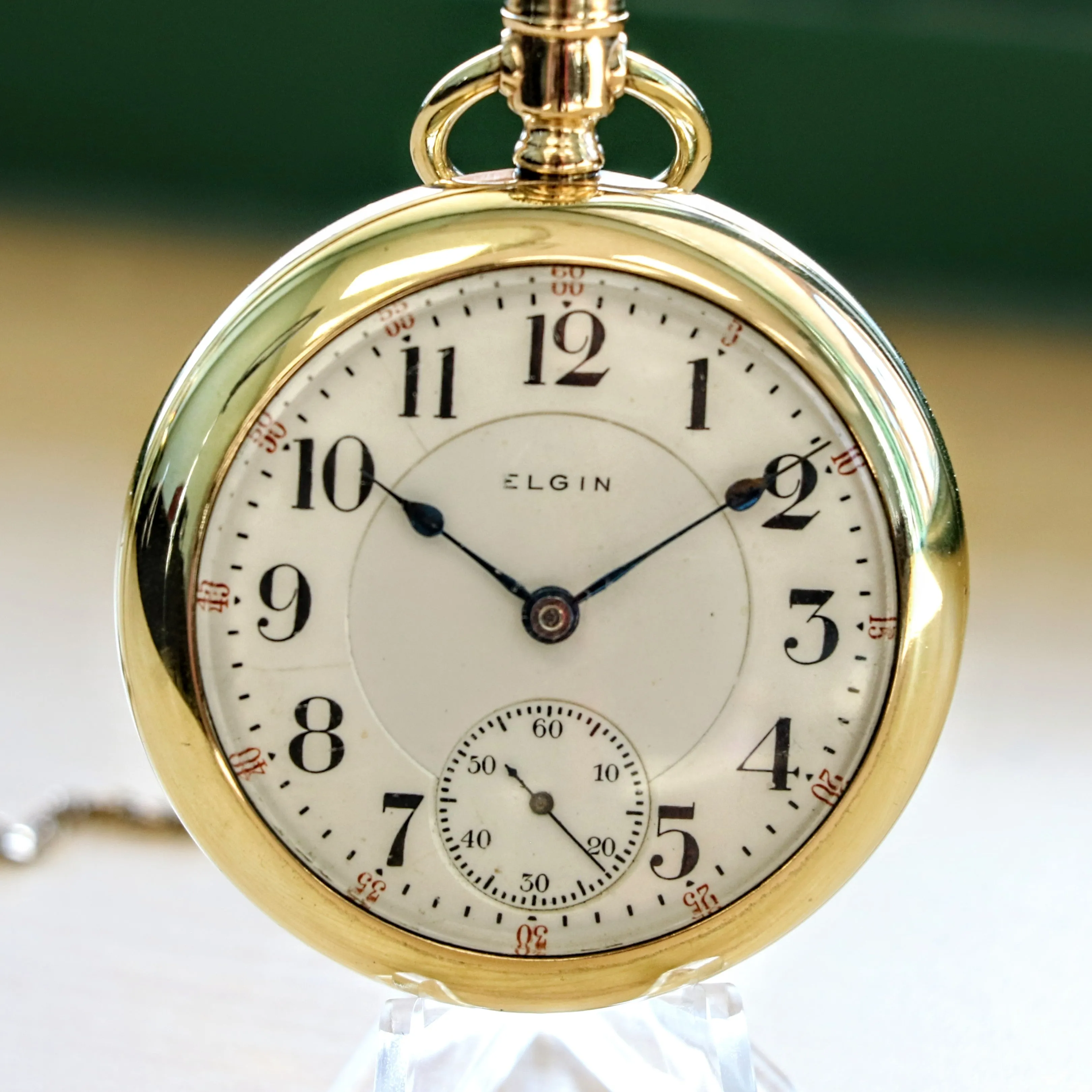 1905 ELGIN Pocket Watch 18s 21 Jewels Railroad Grade No. 349 Vintage U.S.A. Made