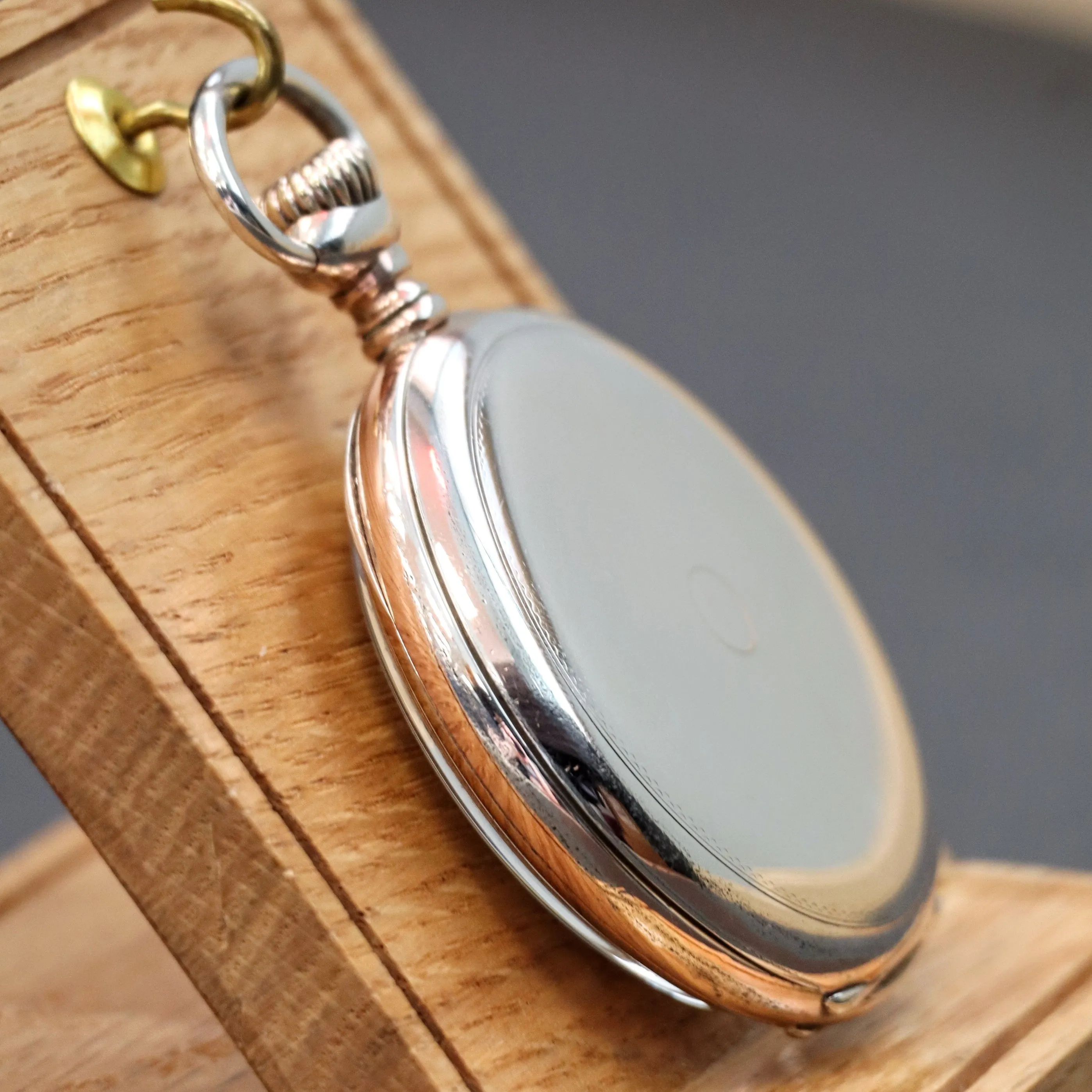 1913 ZENITH Pocket Watch Grand Prix Paris 1900 16 Rubis Openface .800 Silver Case