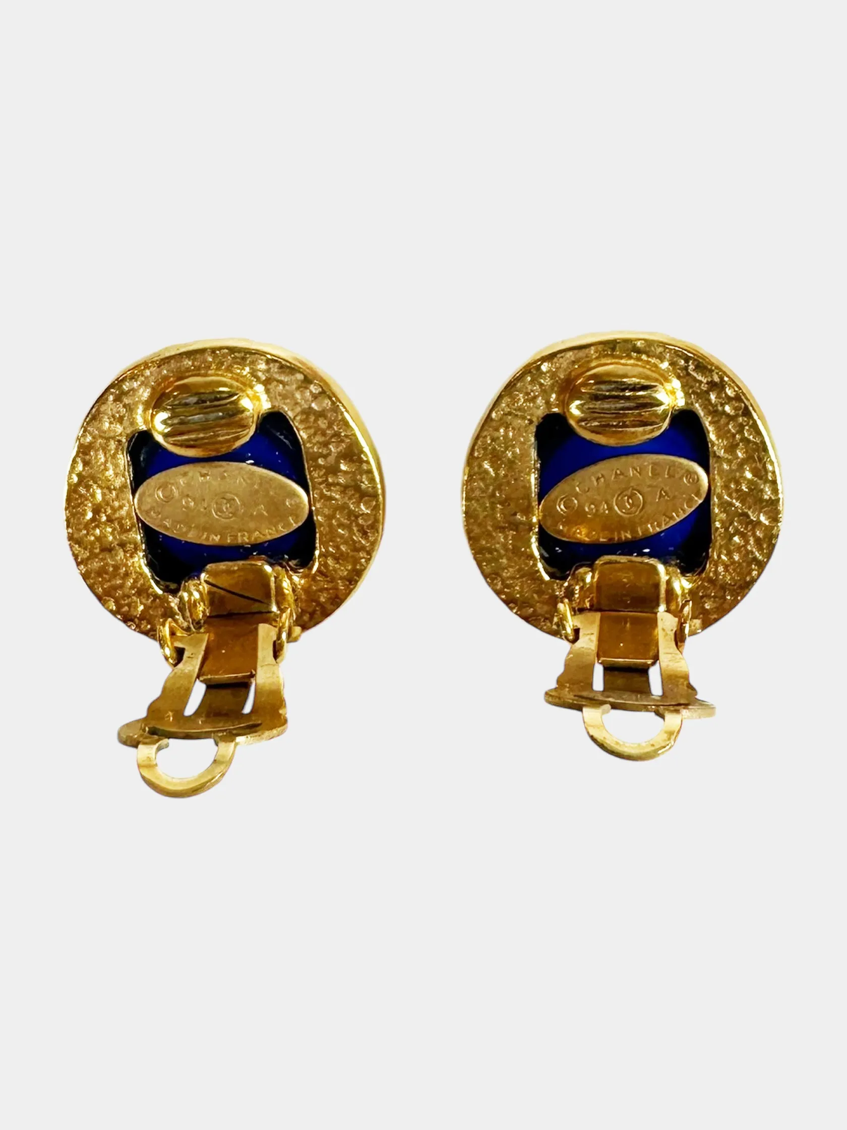 1994 Gripoix Glass Clip-On Earrings