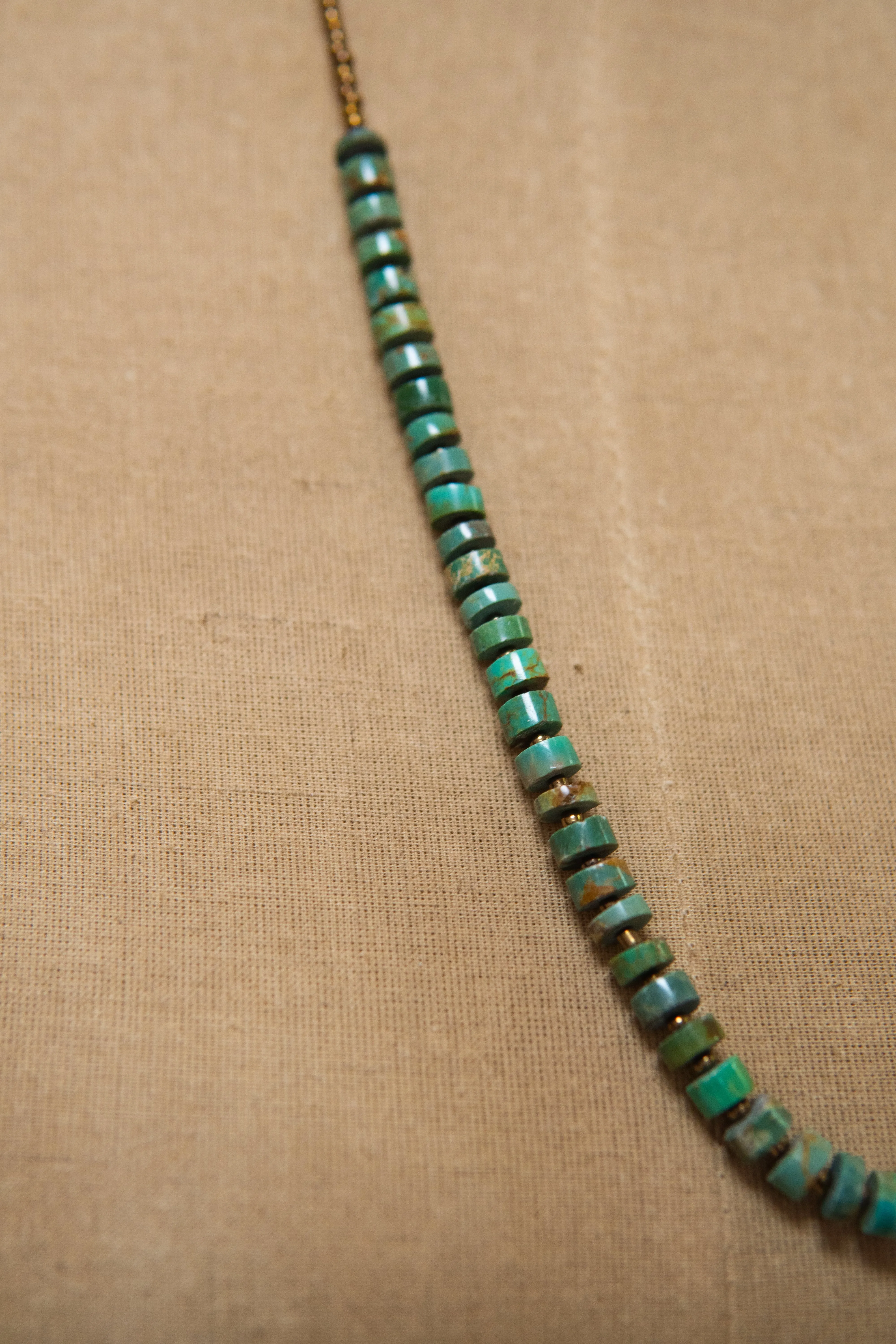 24" Real Turquoise Necklace