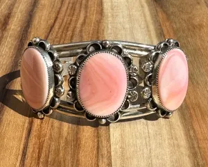 3 Stone "Cotton Candy" Cuff