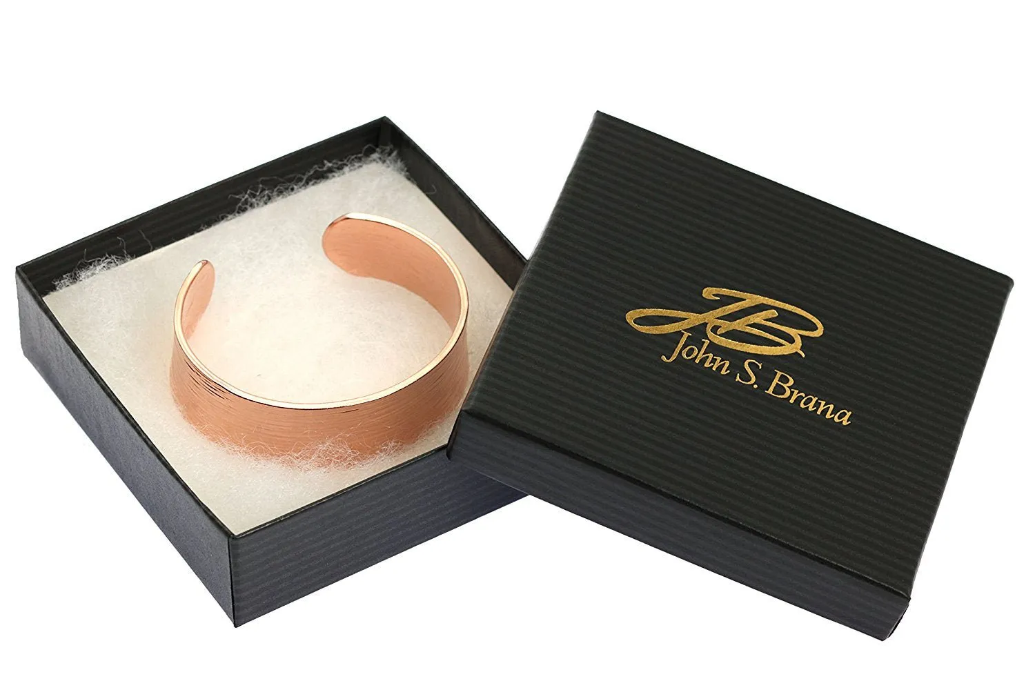3/4 Inch Wide Chased Copper Bark Cuff Bracelet