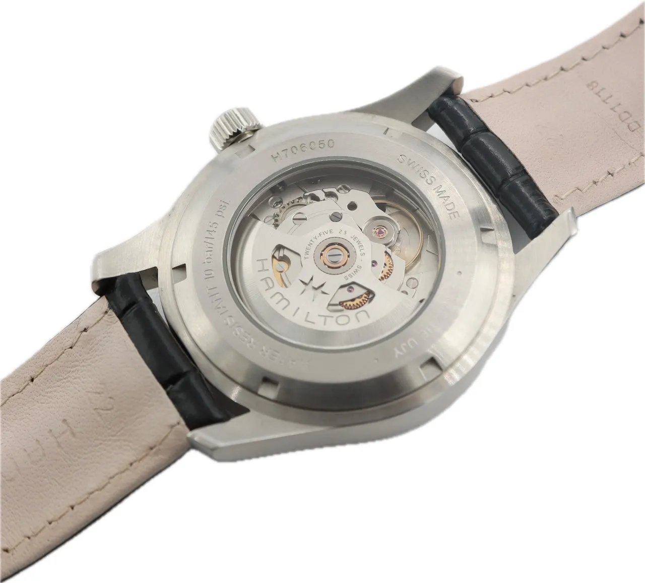 42mm Hamilton H70605731 "Murph" Men's Automatic Wristwatch H-10 Swiss Steel
