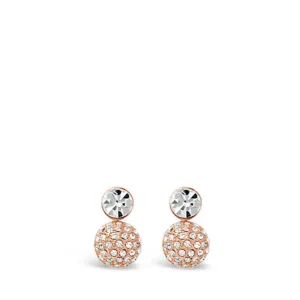 Absolute Rose Gold Drop Clip On Earrings