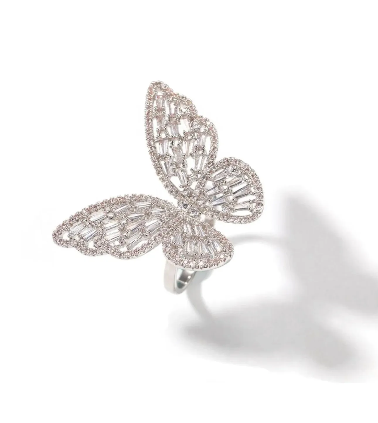 ADJUSTABLE BUTTERFLY RING