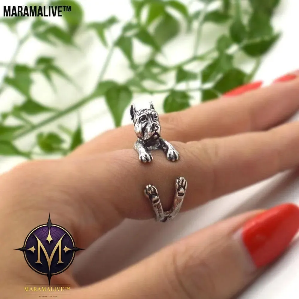 Adjustable Cute Dog Fashion Animal Ring