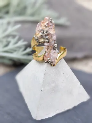 Adjustable Gold Plated Ring