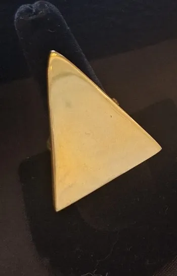 Adjustable Kenyan Brass 'Pyramid' Rings