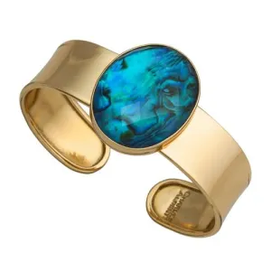 Alchemia Blue Abalone Cuff