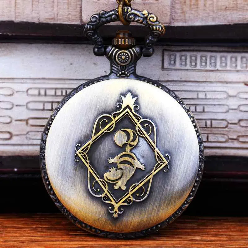 Alice in Wonderland Steampunk pocket watch