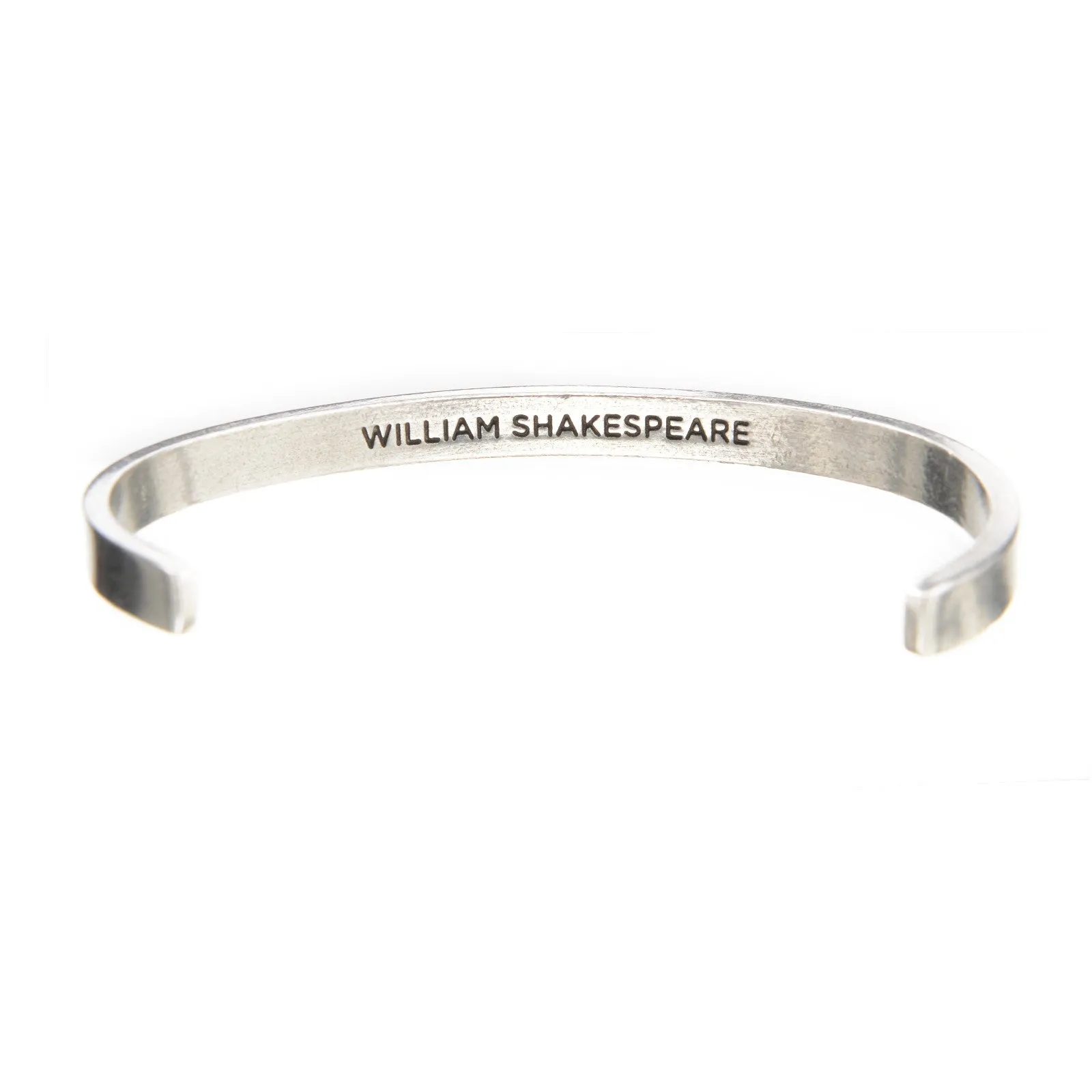 All The World's A Stage Shakespeare Quotable Cuff Bracelet