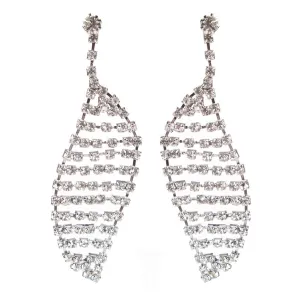 Angel Wing Czech Crystal Earrings