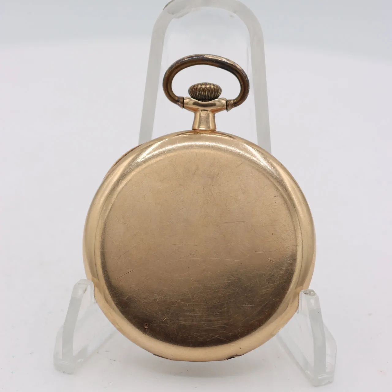 Antique 12s 1917 Hamilton Roman Swingout 17 Jewel Pocket Watch 910 25 Year GF