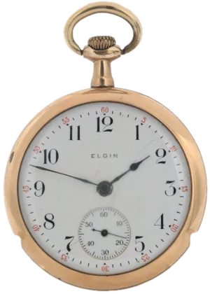 Antique 16s 1914 Elgin 17 Jewel Mechanical Pocket Watch 387 20 Year GF USA