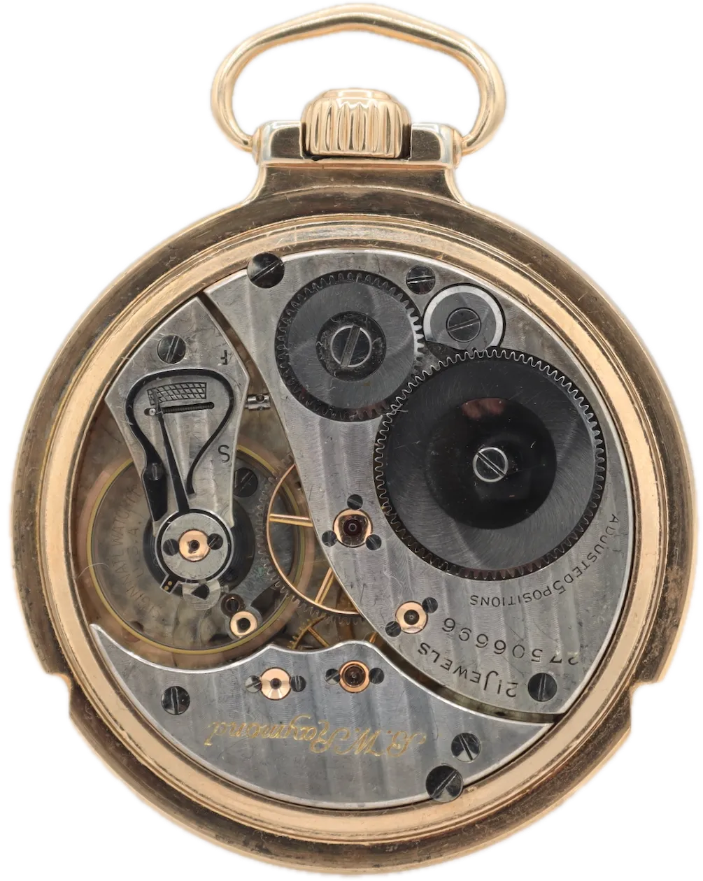 Antique 16s 1925 Elgin Fluted 21 Jewel Railroad Pocket Watch 478 12k GF USA