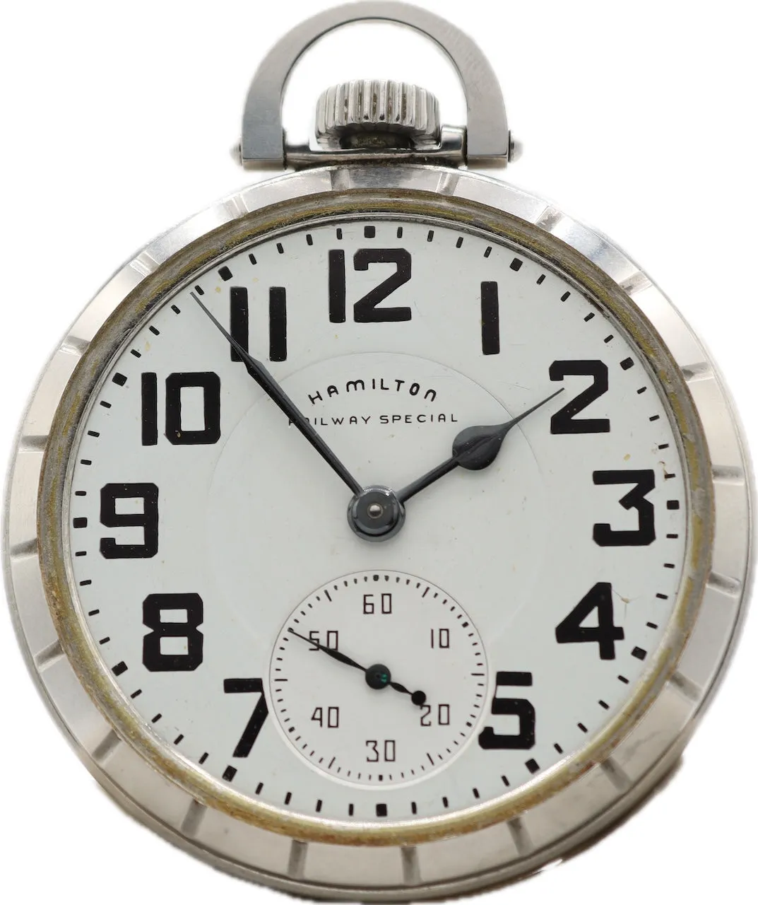 Antique 16S Hamilton Railway Special Railroad Pocket Watch 992B Steel