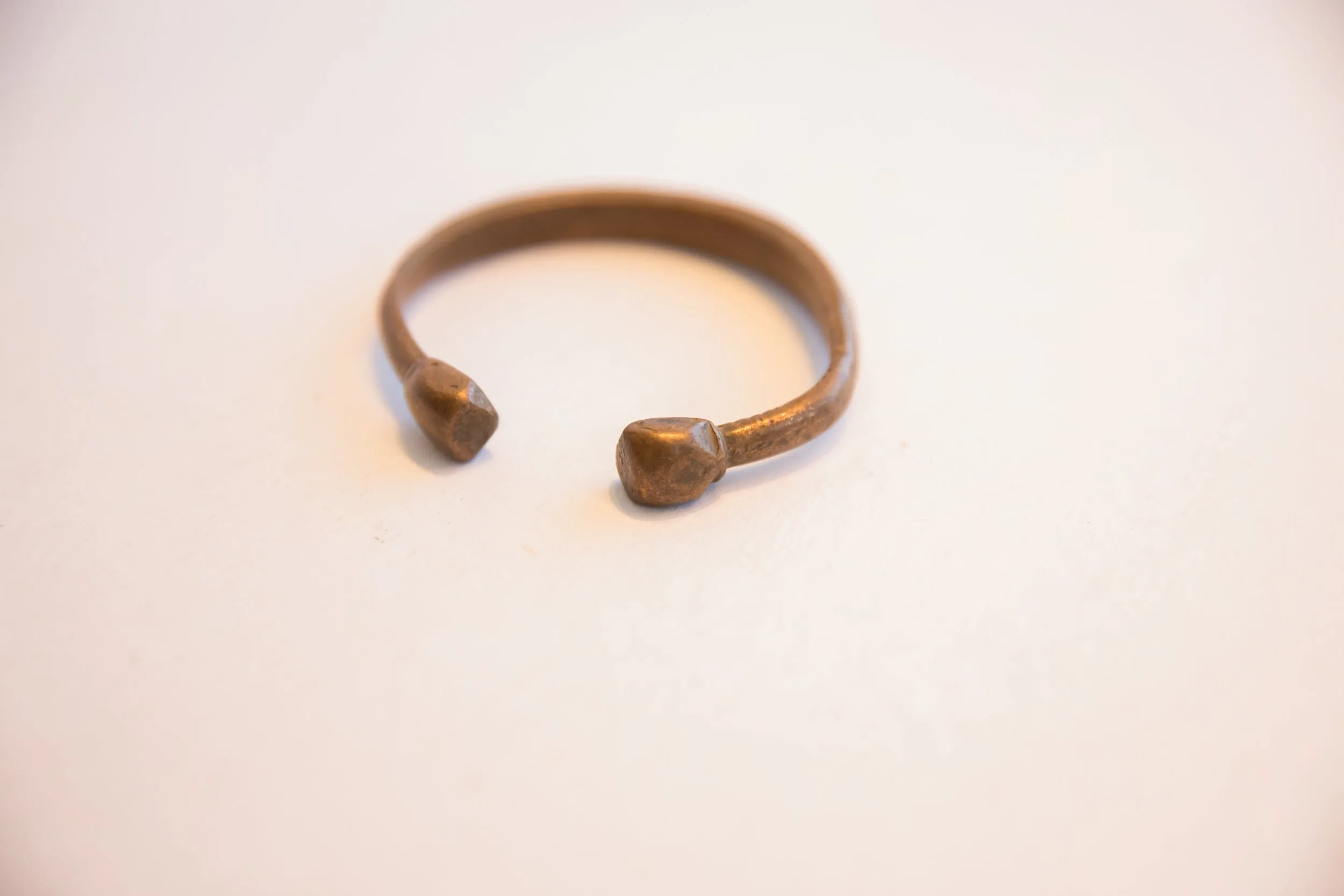 Antique African Small Snake Cuff Bracelet