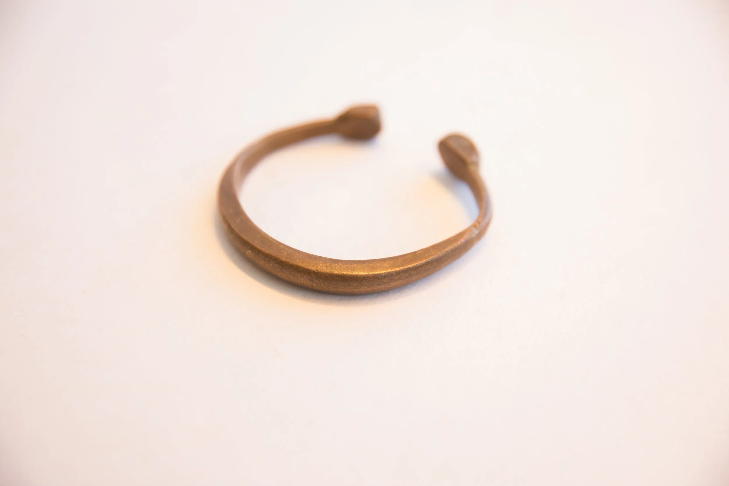 Antique African Small Snake Cuff Bracelet