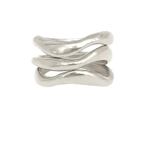 Aria Ring Trio | Silver