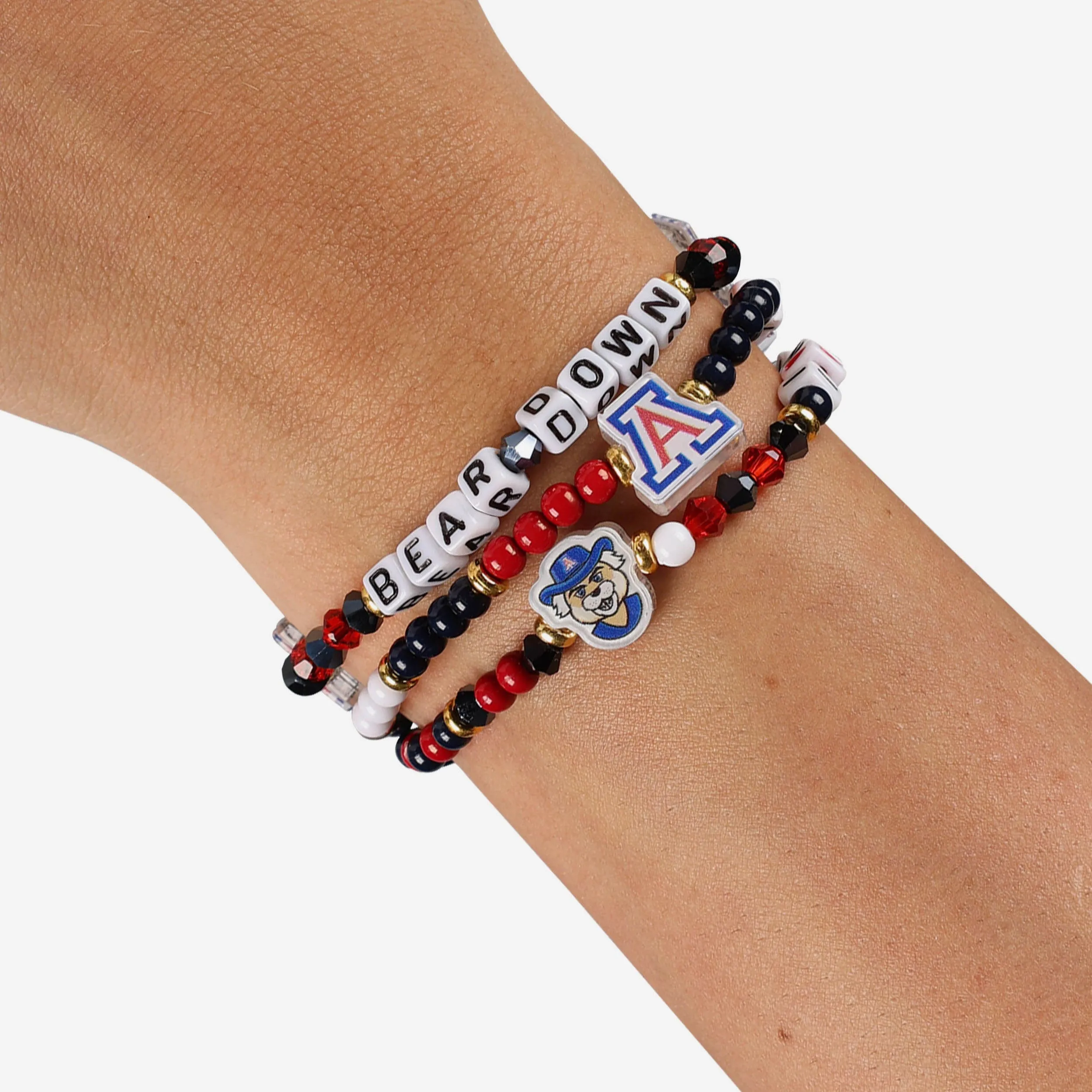 Arizona Wildcats 3 Pack Friendship Bracelet