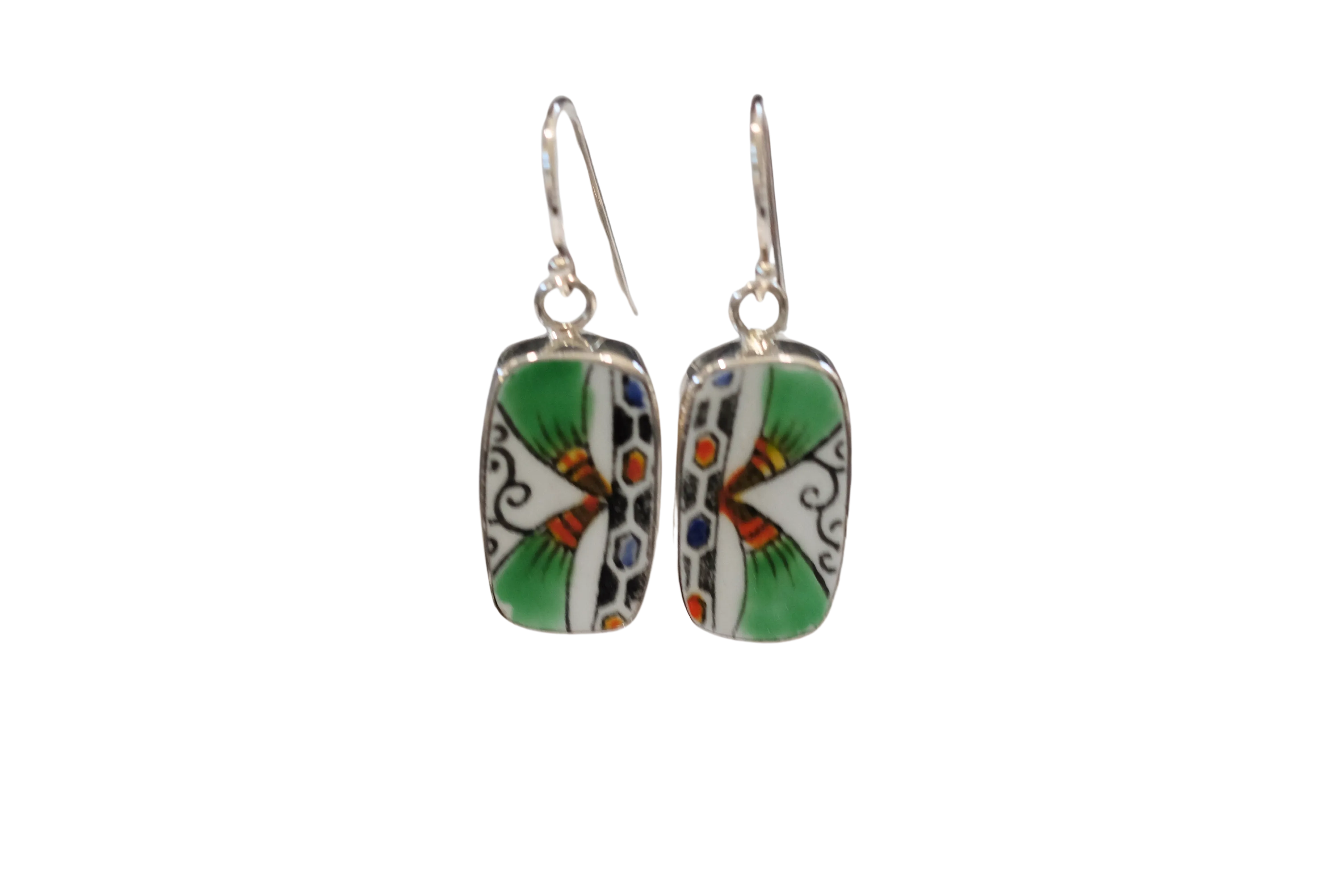 Art Deco Curtain Earrings