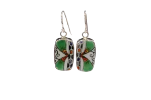 Art Deco Curtain Earrings