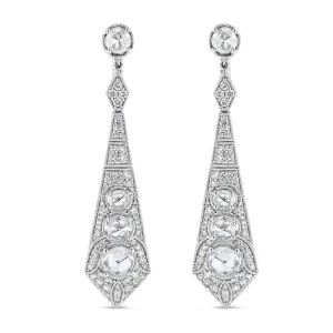 Art Deco Diamond Earrings
