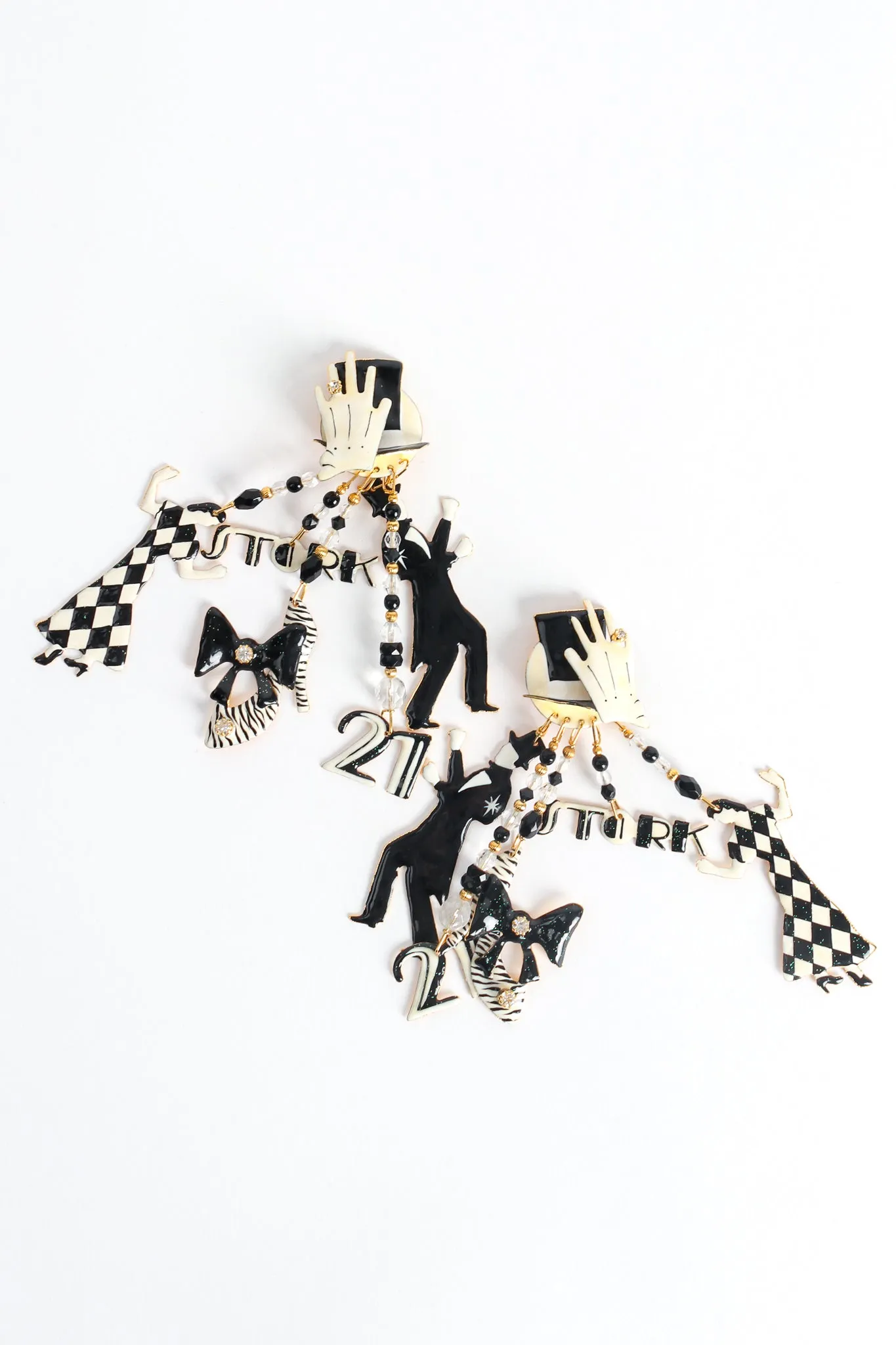Art Deco Golden Age Nightclub Earrings