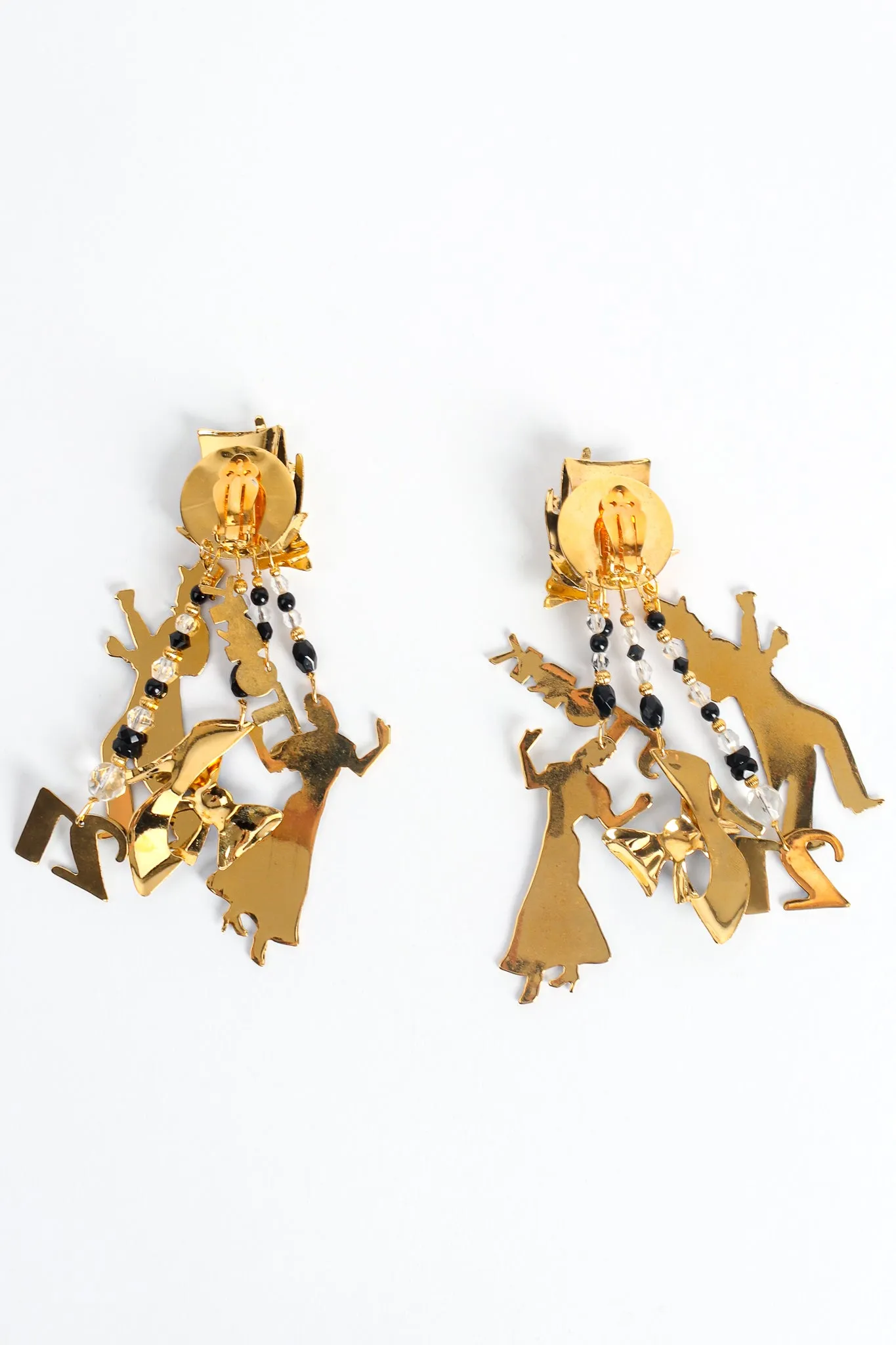 Art Deco Golden Age Nightclub Earrings