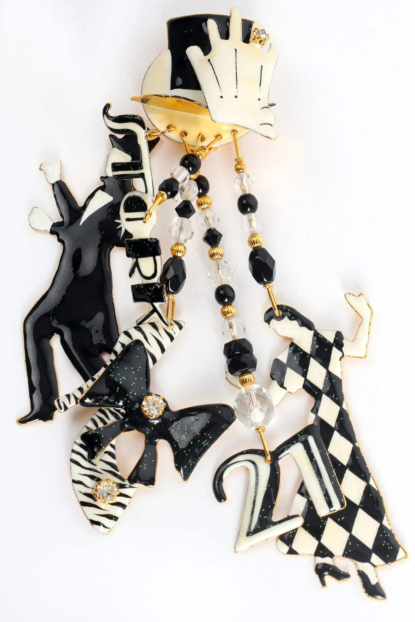 Art Deco Golden Age Nightclub Earrings