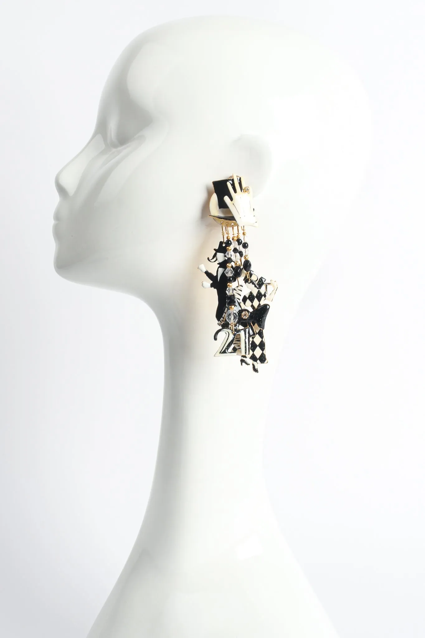 Art Deco Golden Age Nightclub Earrings