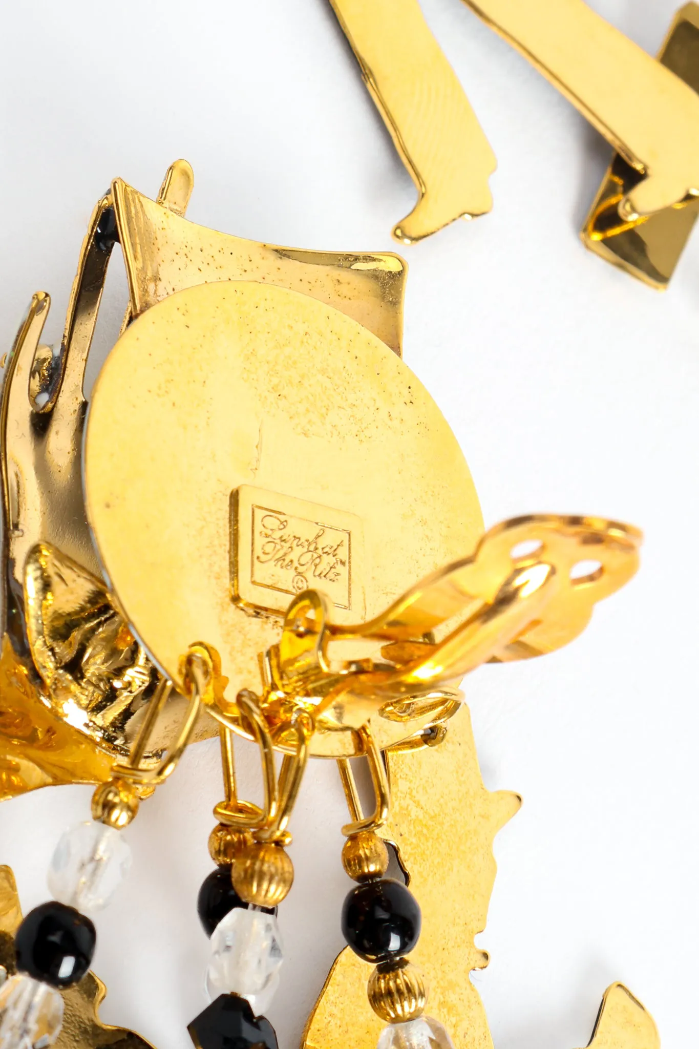 Art Deco Golden Age Nightclub Earrings