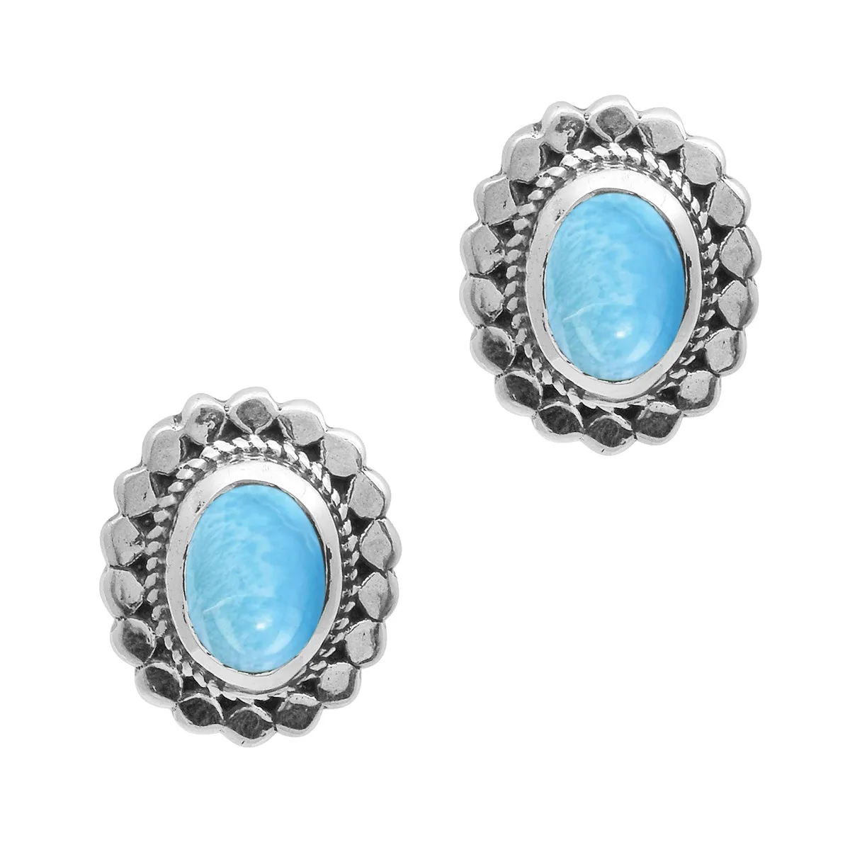 Art Deco Oval Shape Multi Choice Gemstone 925 Sterling Silver Earring