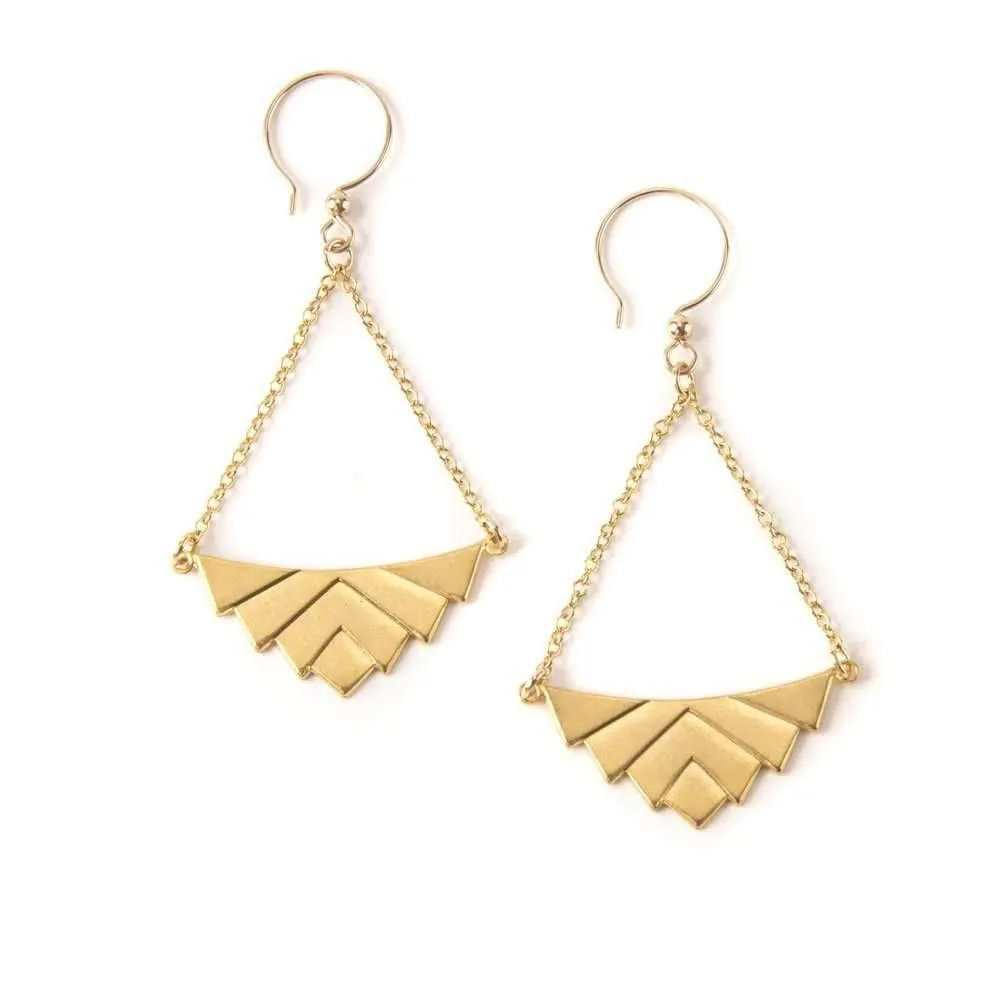 Art Deco Swag Earrings