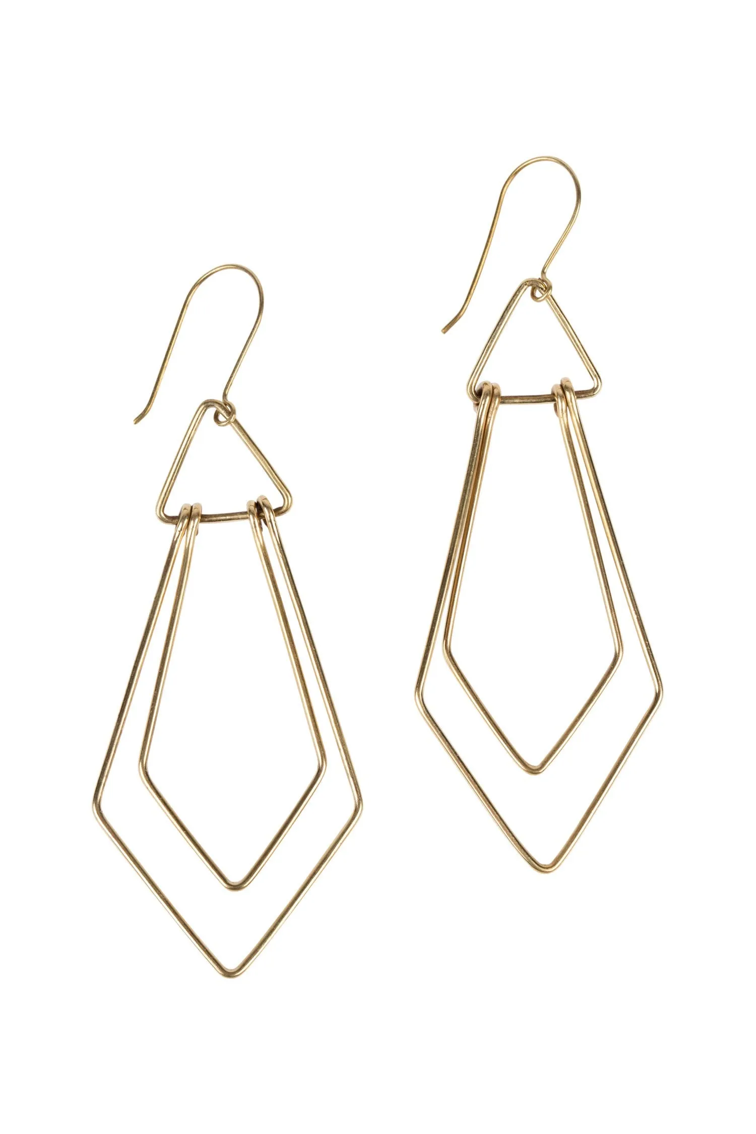 Art Deco Wire Earrings
