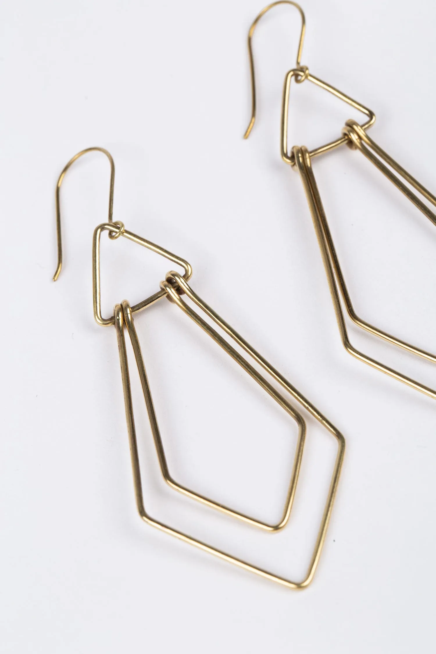 Art Deco Wire Earrings