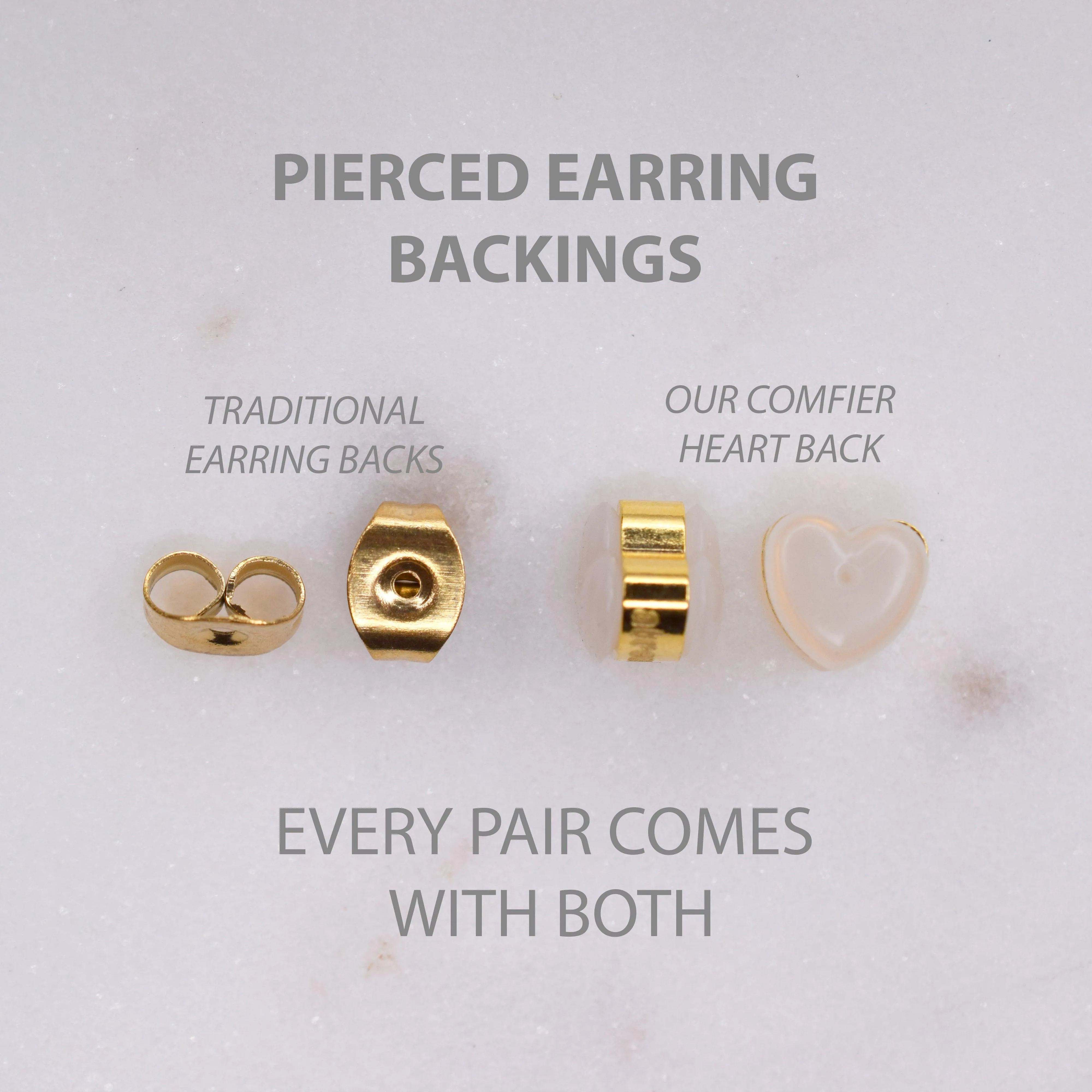 ASYMMETRIC DOUBLE DANGLE EARRINGS IN GOLD