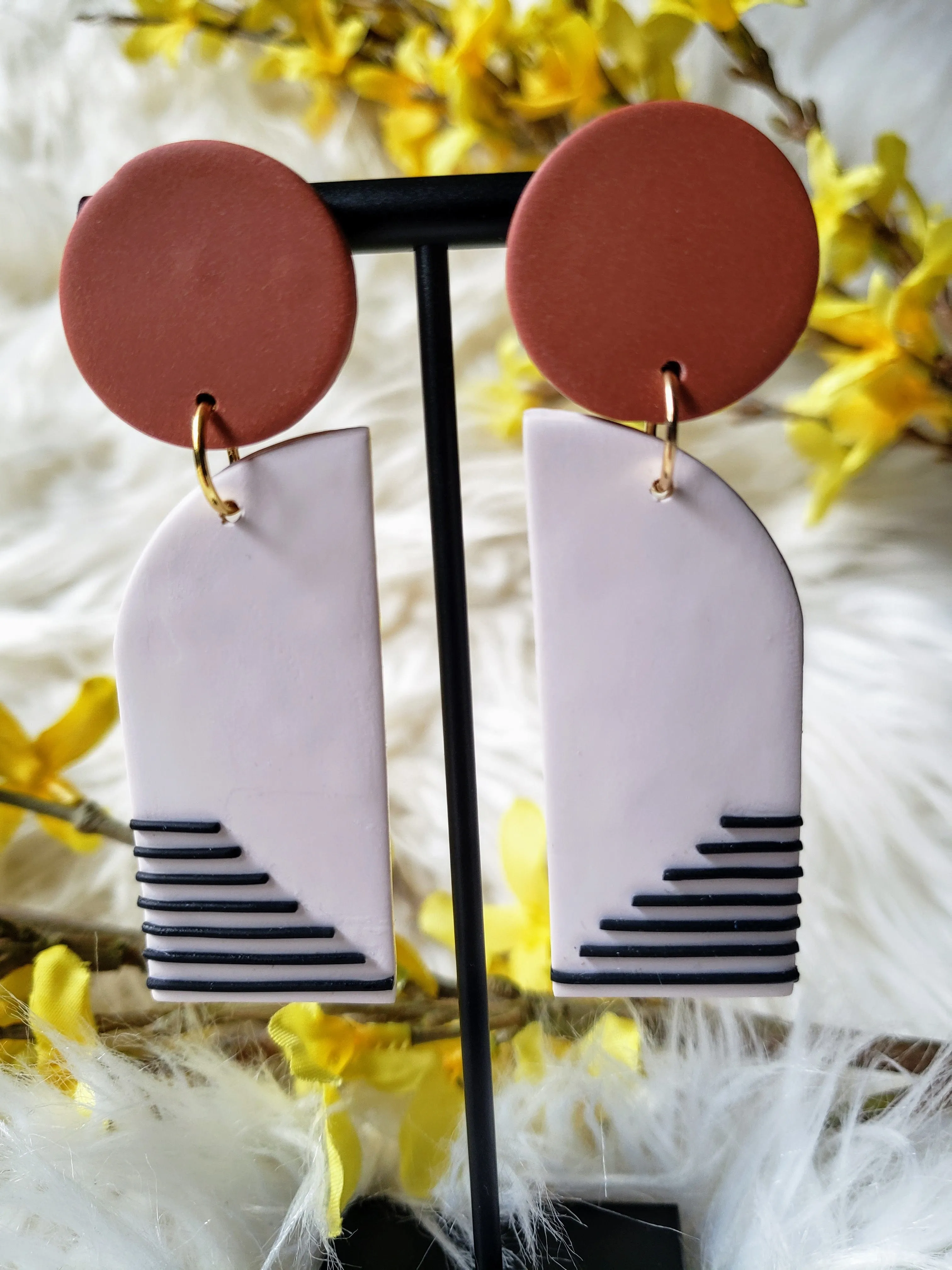 Autumn Art Deco Earrings