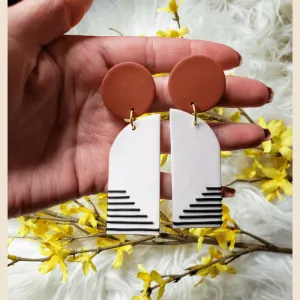 Autumn Art Deco Earrings
