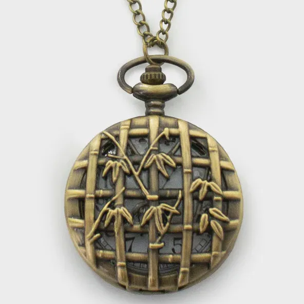 Bamboo Vintage Pocket Watch