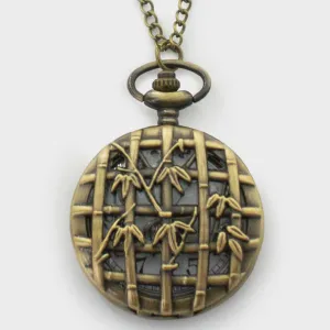Bamboo Vintage Pocket Watch