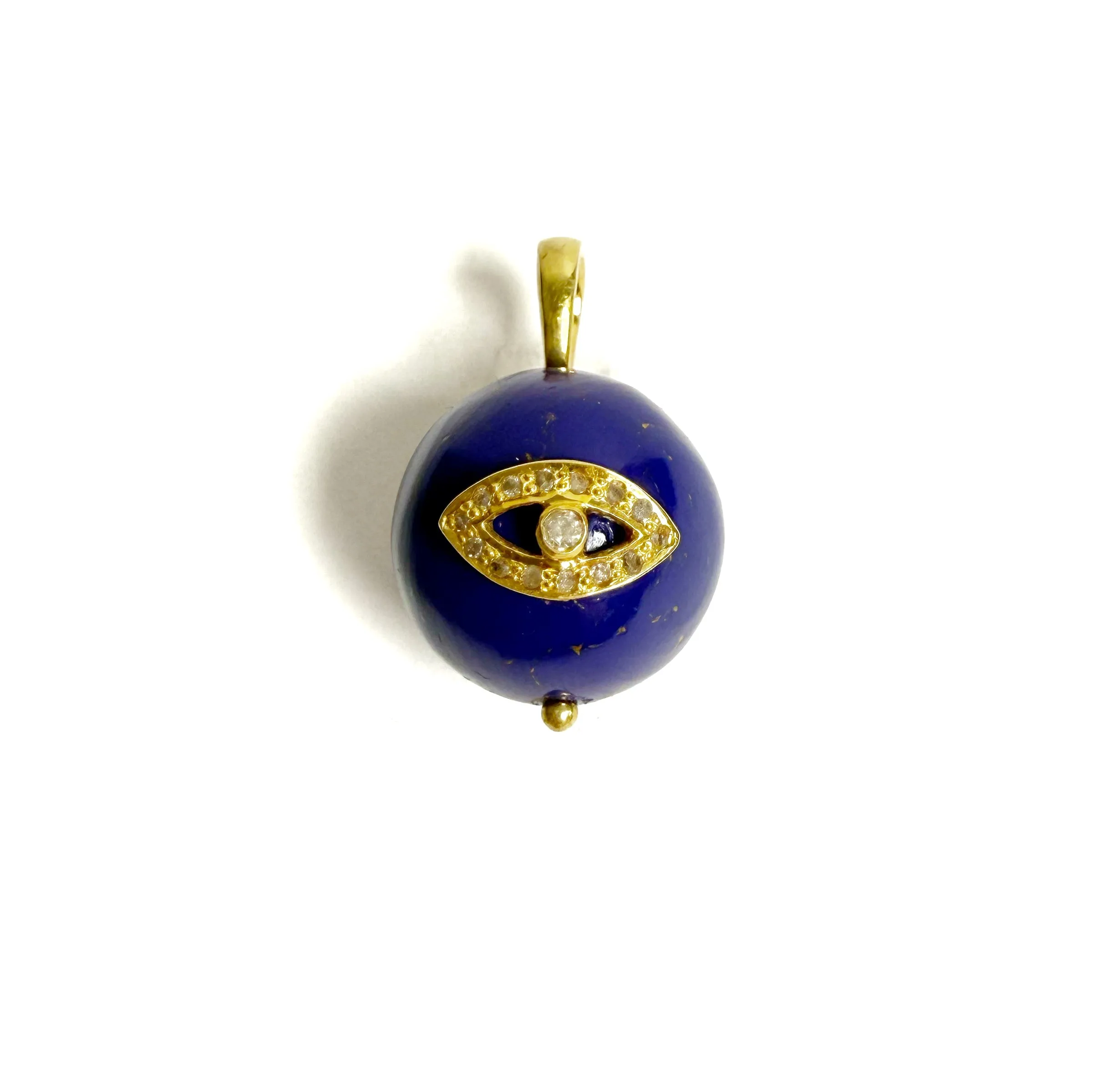 Bead Eye Natural Stone Charm