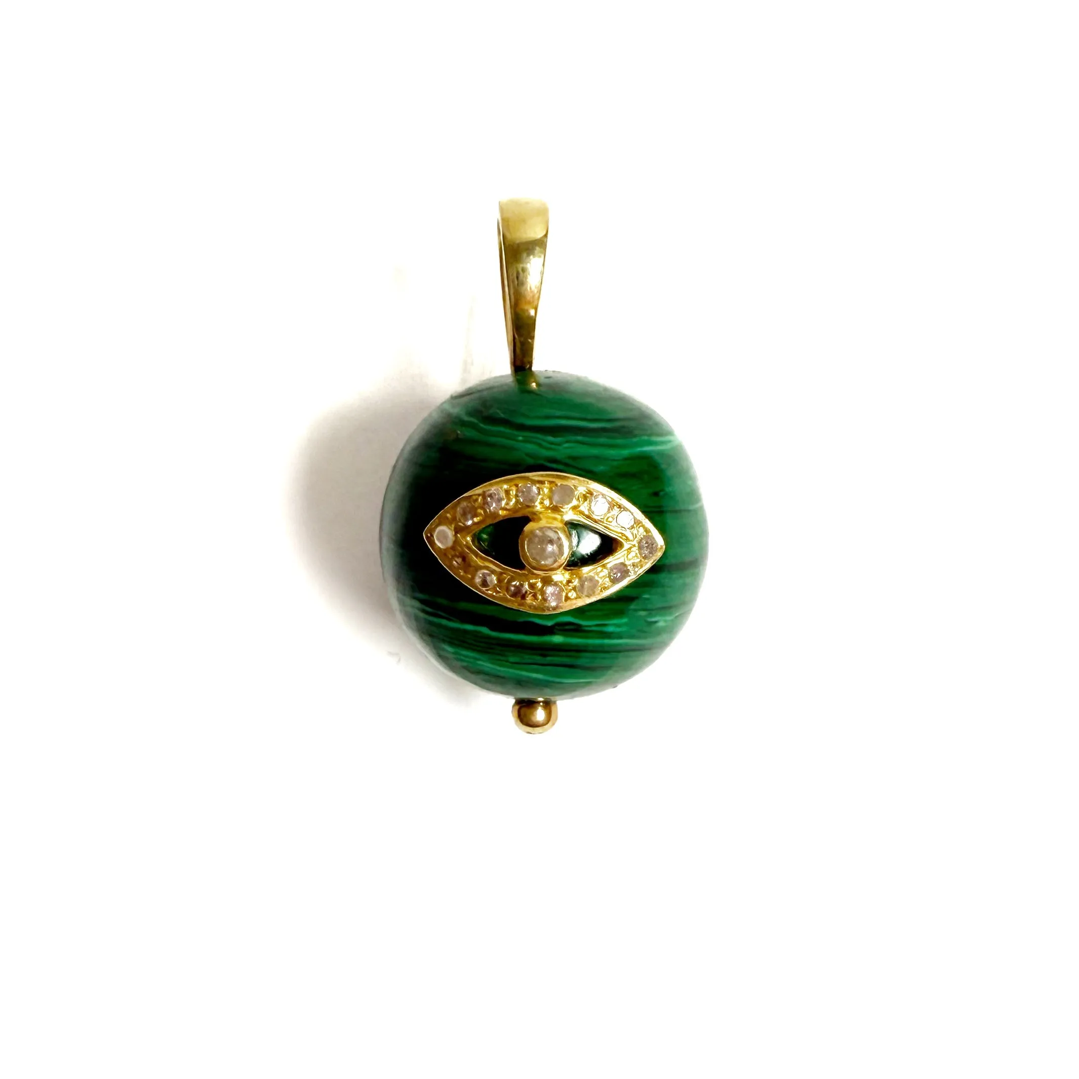 Bead Eye Natural Stone Charm