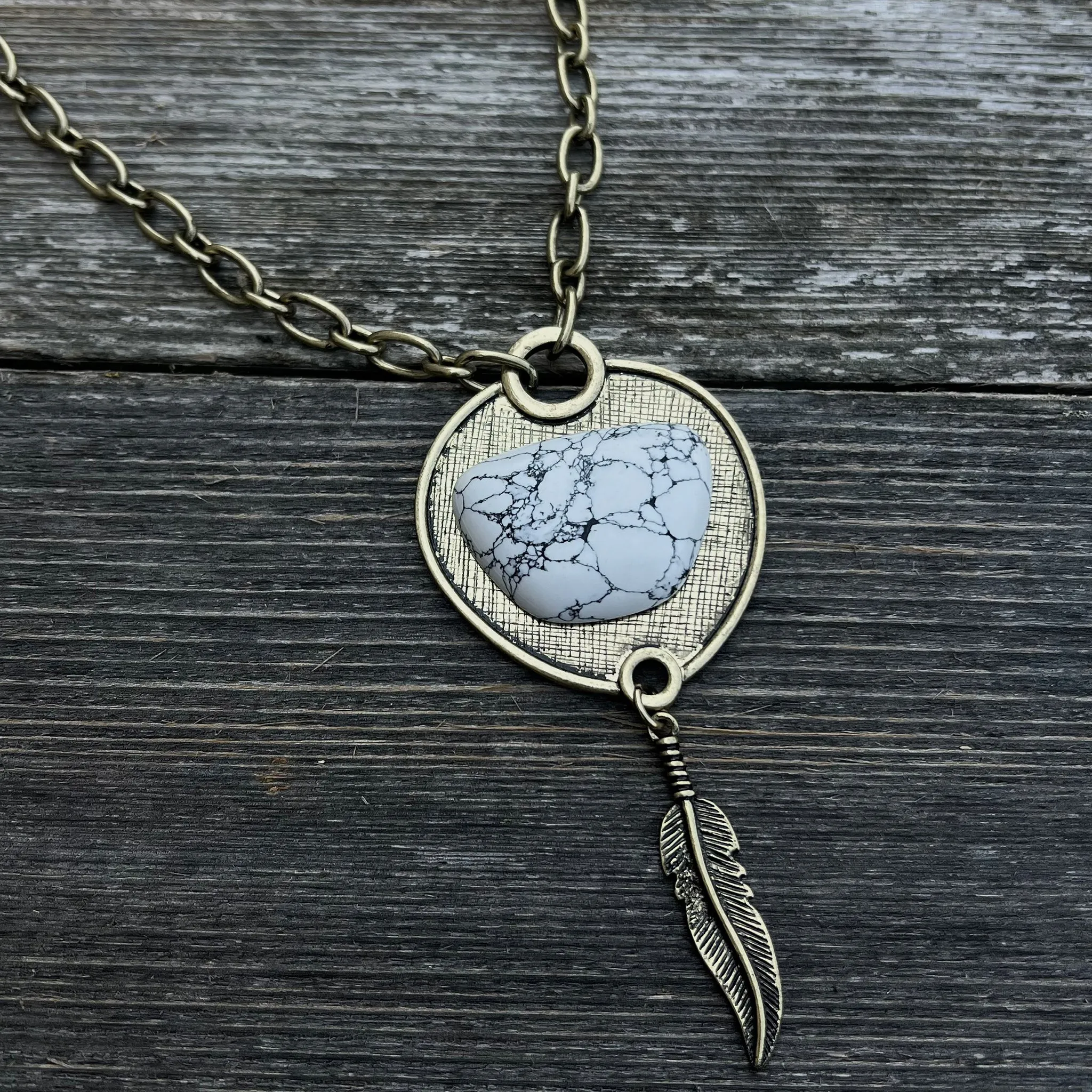 Belle Stone Pendant Necklace